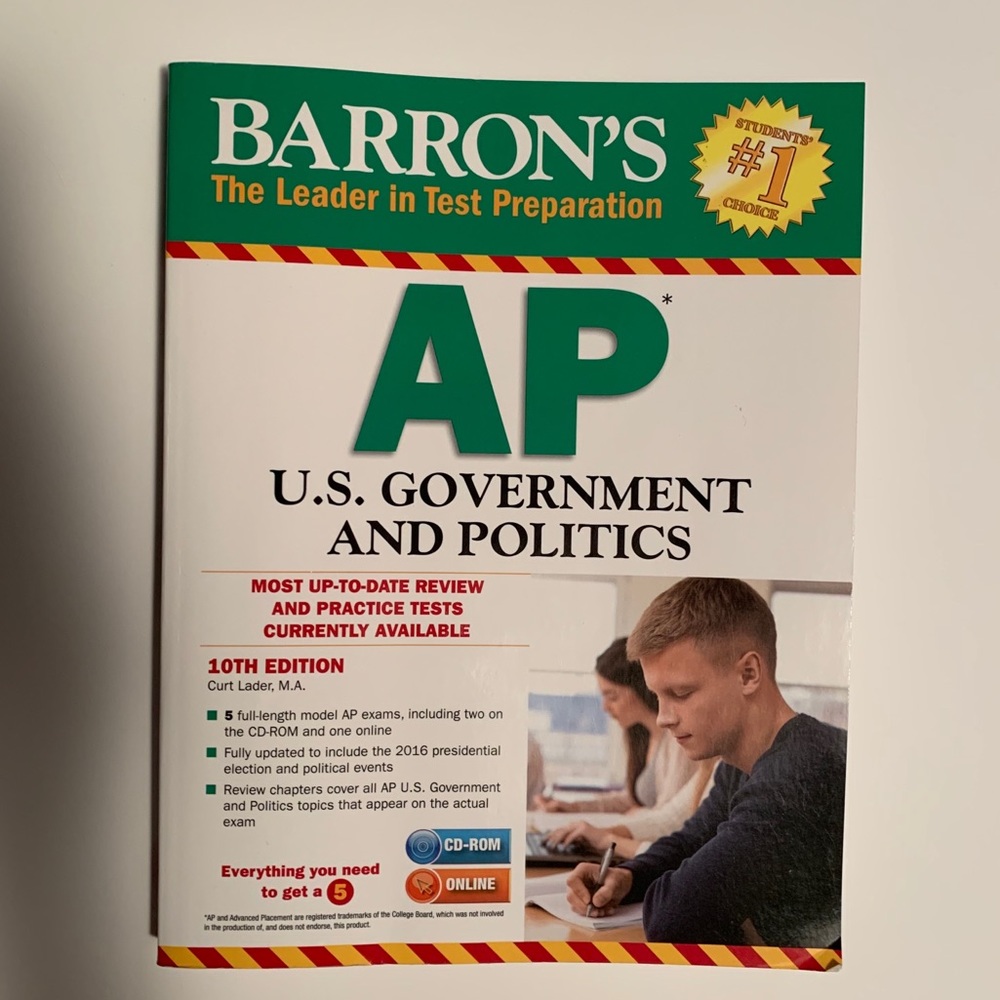 AP GOVERNMENT STUDY BOOK